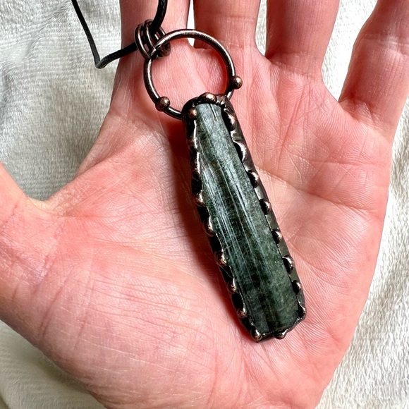 You Choose! RAW KYANITE + Copper Necklace Pendant - Picture 7 of 9